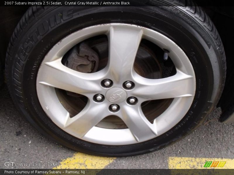 Crystal Gray Metallic / Anthracite Black 2007 Subaru Impreza 2.5i Sedan
