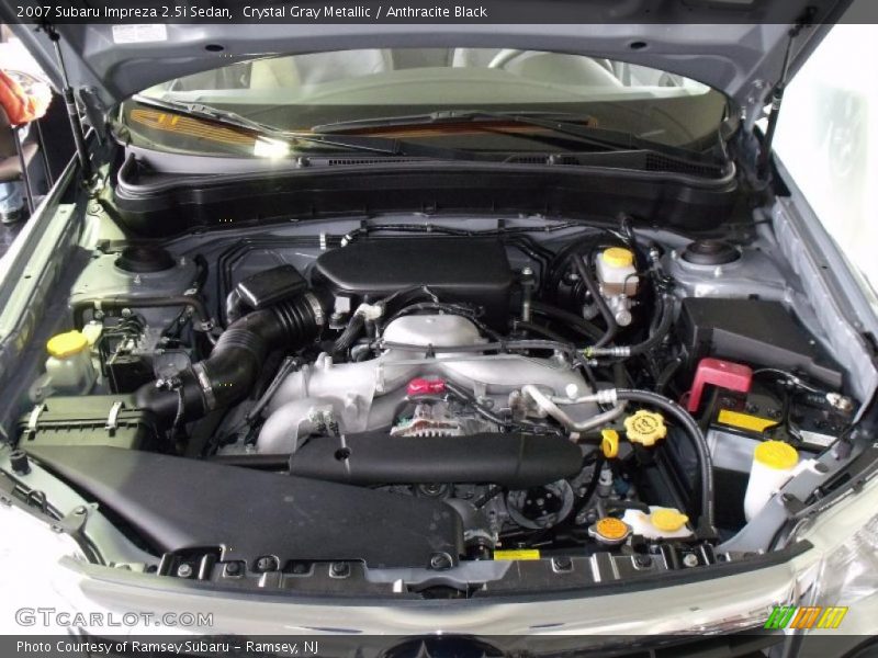 Crystal Gray Metallic / Anthracite Black 2007 Subaru Impreza 2.5i Sedan