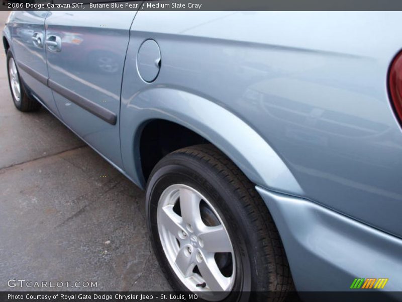 Butane Blue Pearl / Medium Slate Gray 2006 Dodge Caravan SXT