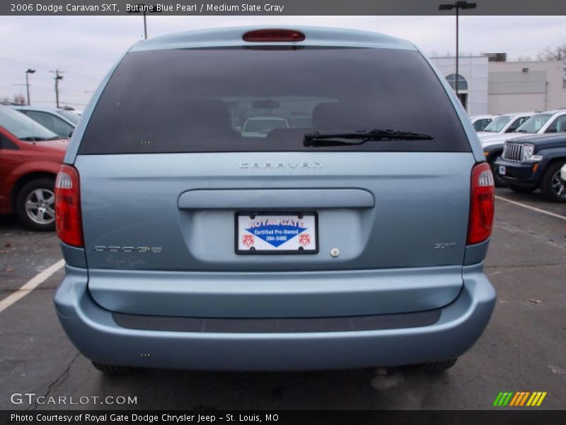 Butane Blue Pearl / Medium Slate Gray 2006 Dodge Caravan SXT
