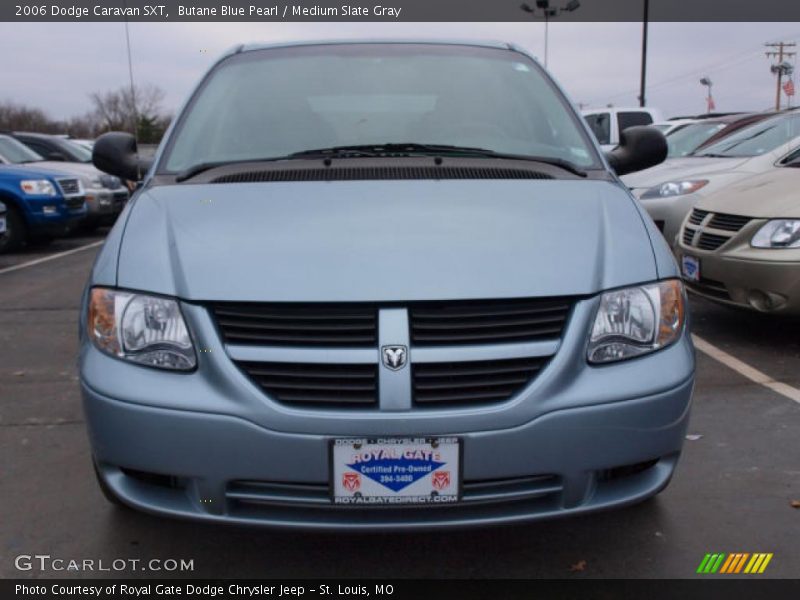 Butane Blue Pearl / Medium Slate Gray 2006 Dodge Caravan SXT