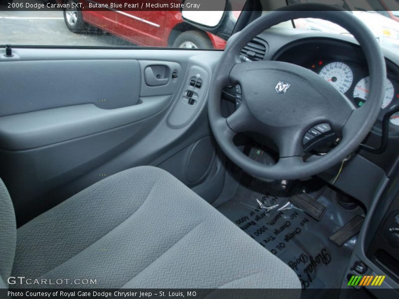 Butane Blue Pearl / Medium Slate Gray 2006 Dodge Caravan SXT