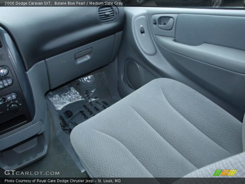 Butane Blue Pearl / Medium Slate Gray 2006 Dodge Caravan SXT