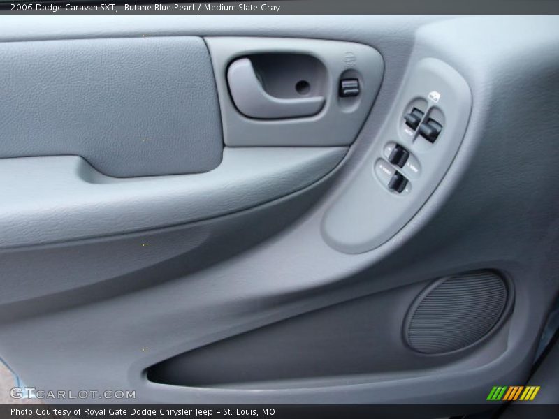 Butane Blue Pearl / Medium Slate Gray 2006 Dodge Caravan SXT