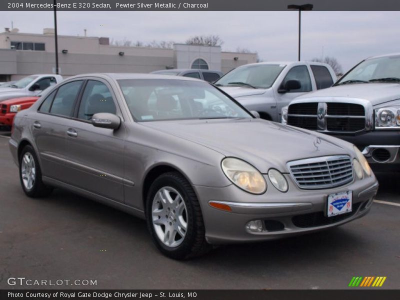 Pewter Silver Metallic / Charcoal 2004 Mercedes-Benz E 320 Sedan