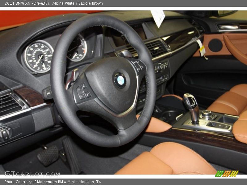  2011 X6 xDrive35i Saddle Brown Interior