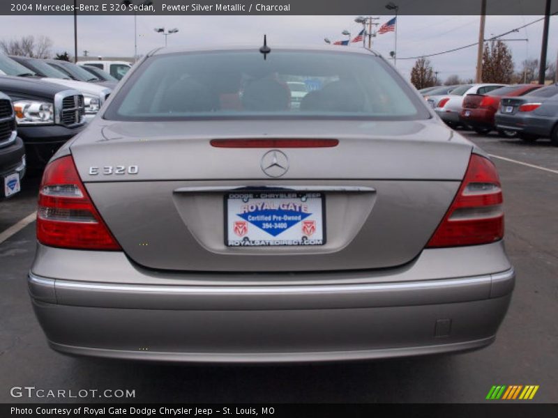 Pewter Silver Metallic / Charcoal 2004 Mercedes-Benz E 320 Sedan