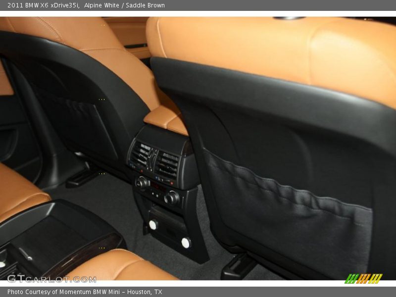 Alpine White / Saddle Brown 2011 BMW X6 xDrive35i