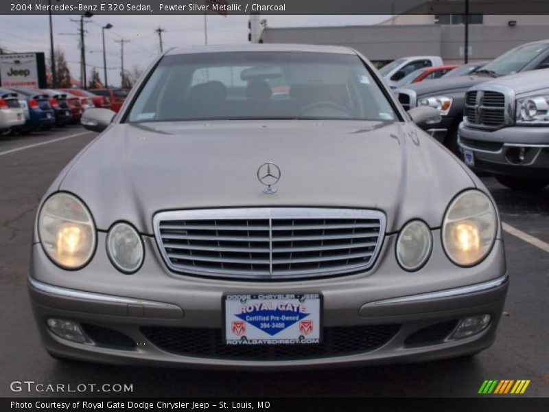 Pewter Silver Metallic / Charcoal 2004 Mercedes-Benz E 320 Sedan