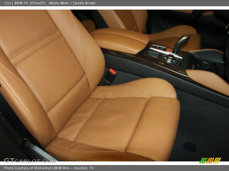  2011 X6 xDrive35i Saddle Brown Interior