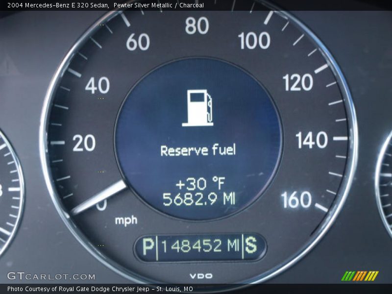 Pewter Silver Metallic / Charcoal 2004 Mercedes-Benz E 320 Sedan