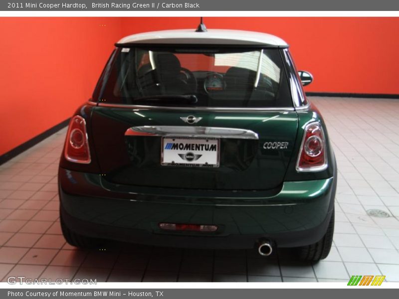 British Racing Green II / Carbon Black 2011 Mini Cooper Hardtop