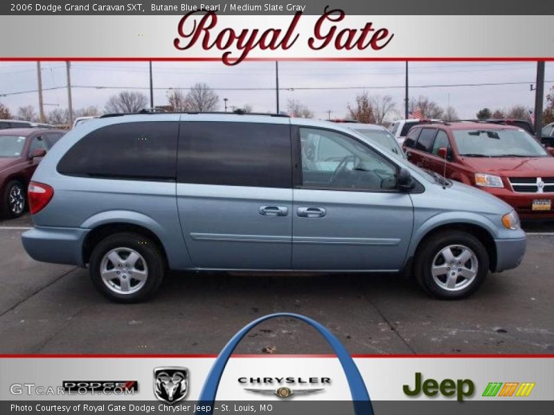 Butane Blue Pearl / Medium Slate Gray 2006 Dodge Grand Caravan SXT