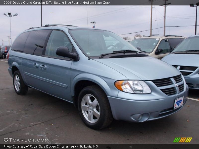 Butane Blue Pearl / Medium Slate Gray 2006 Dodge Grand Caravan SXT