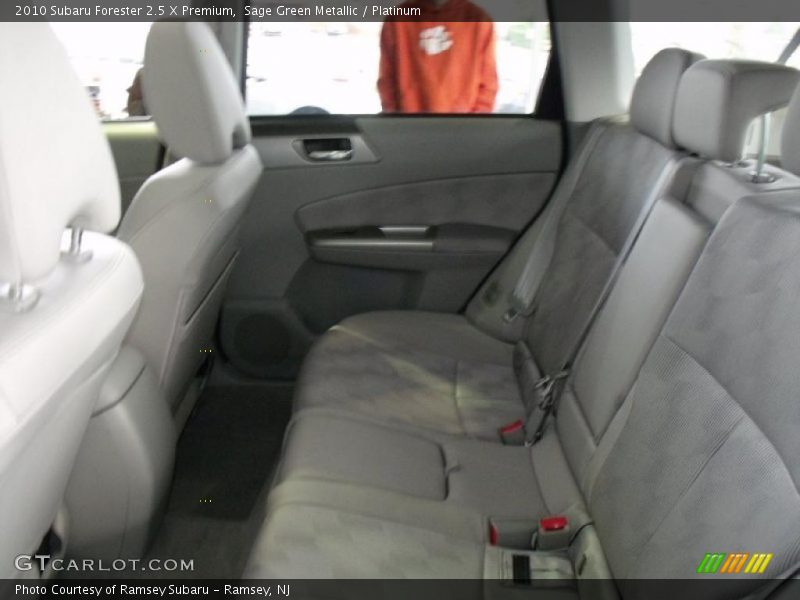 Sage Green Metallic / Platinum 2010 Subaru Forester 2.5 X Premium
