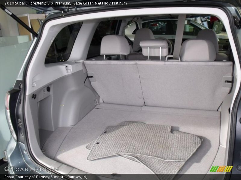 Sage Green Metallic / Platinum 2010 Subaru Forester 2.5 X Premium