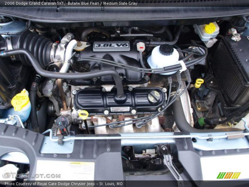 Butane Blue Pearl / Medium Slate Gray 2006 Dodge Grand Caravan SXT
