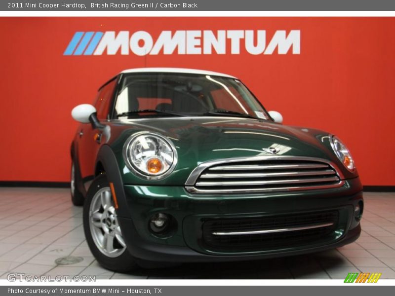 British Racing Green II / Carbon Black 2011 Mini Cooper Hardtop