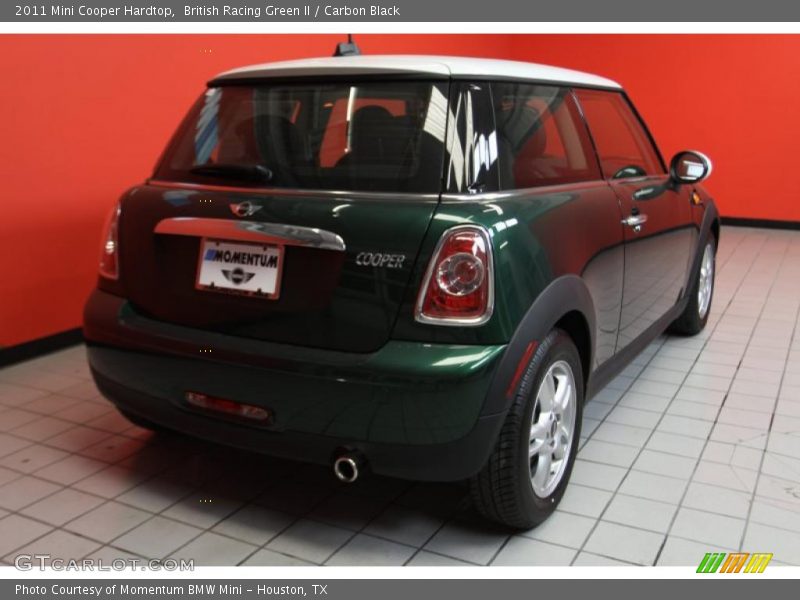 British Racing Green II / Carbon Black 2011 Mini Cooper Hardtop