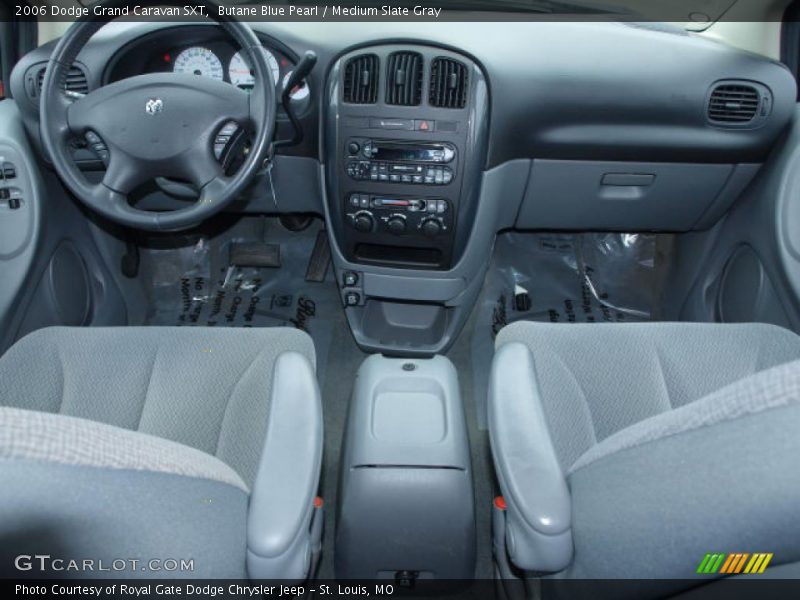 Butane Blue Pearl / Medium Slate Gray 2006 Dodge Grand Caravan SXT