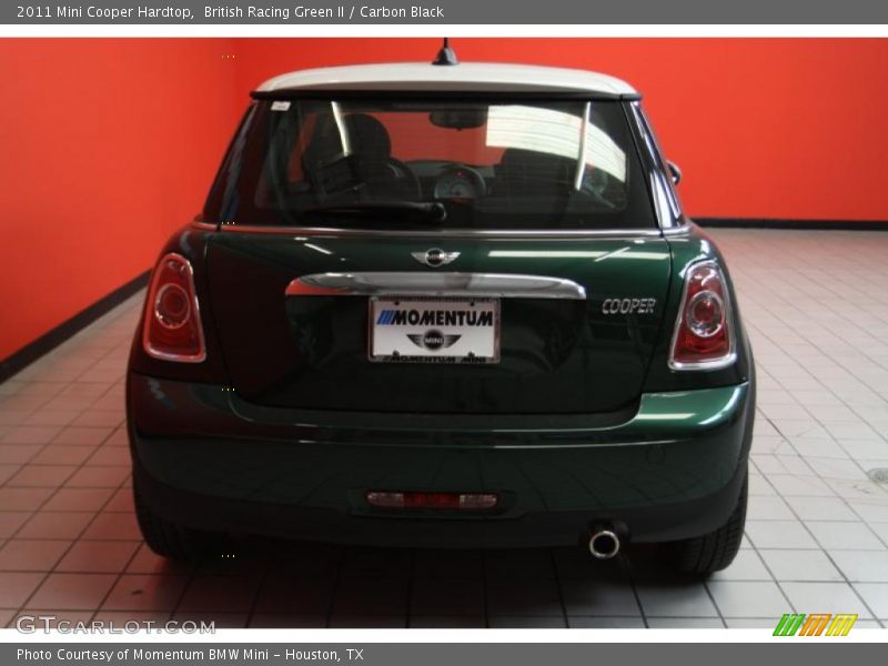 British Racing Green II / Carbon Black 2011 Mini Cooper Hardtop