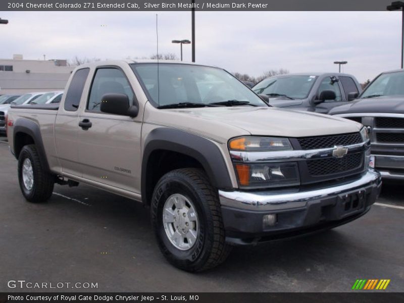 Silver Birch Metallic / Medium Dark Pewter 2004 Chevrolet Colorado Z71 Extended Cab