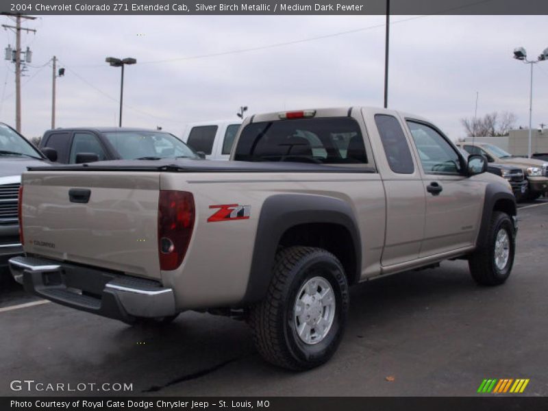 Silver Birch Metallic / Medium Dark Pewter 2004 Chevrolet Colorado Z71 Extended Cab