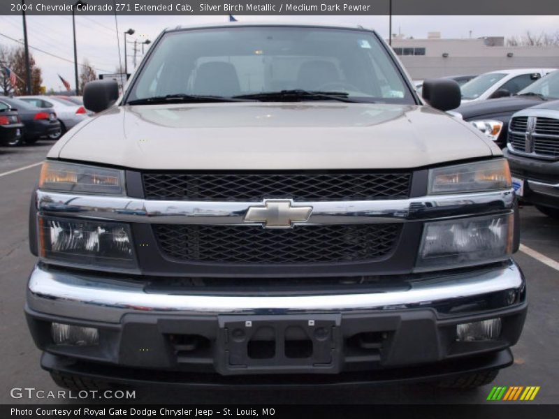 Silver Birch Metallic / Medium Dark Pewter 2004 Chevrolet Colorado Z71 Extended Cab