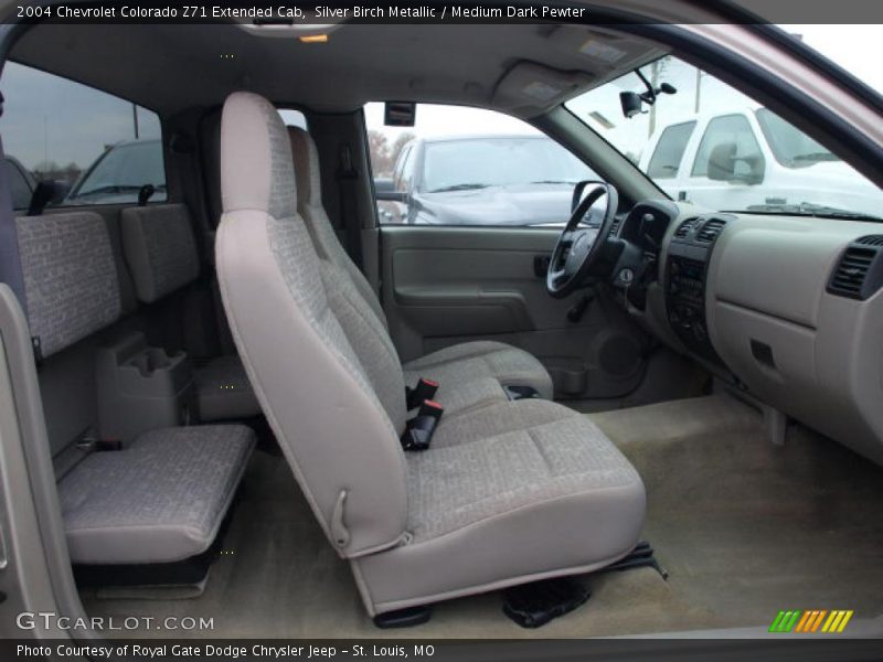 Silver Birch Metallic / Medium Dark Pewter 2004 Chevrolet Colorado Z71 Extended Cab
