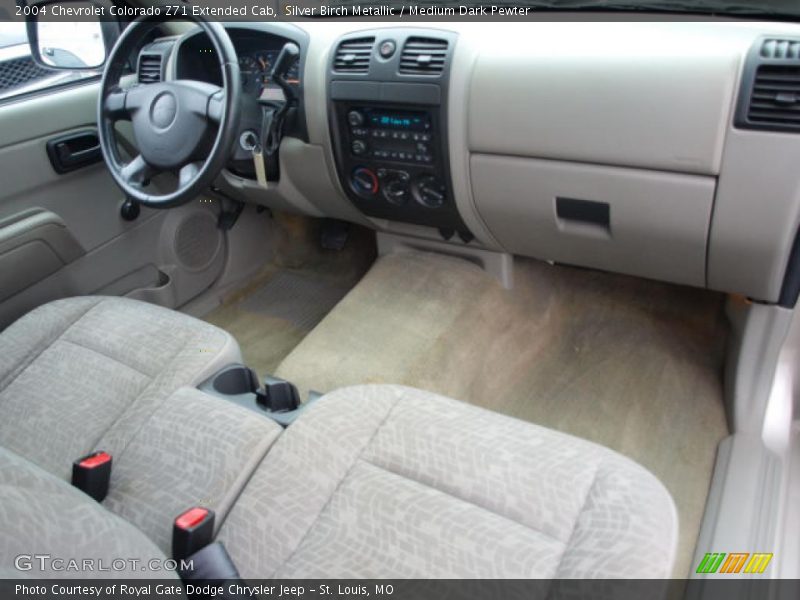 Silver Birch Metallic / Medium Dark Pewter 2004 Chevrolet Colorado Z71 Extended Cab