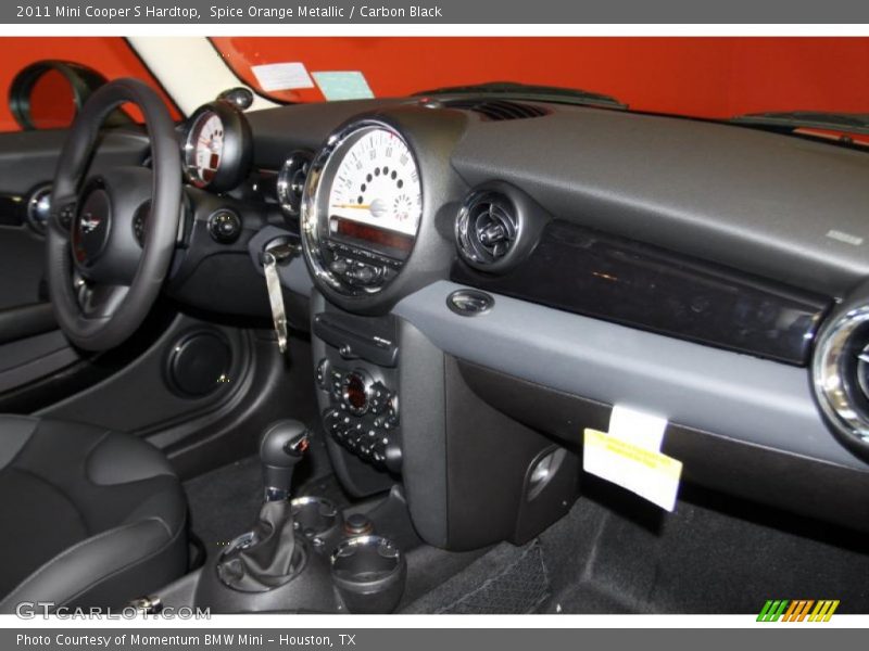 Spice Orange Metallic / Carbon Black 2011 Mini Cooper S Hardtop