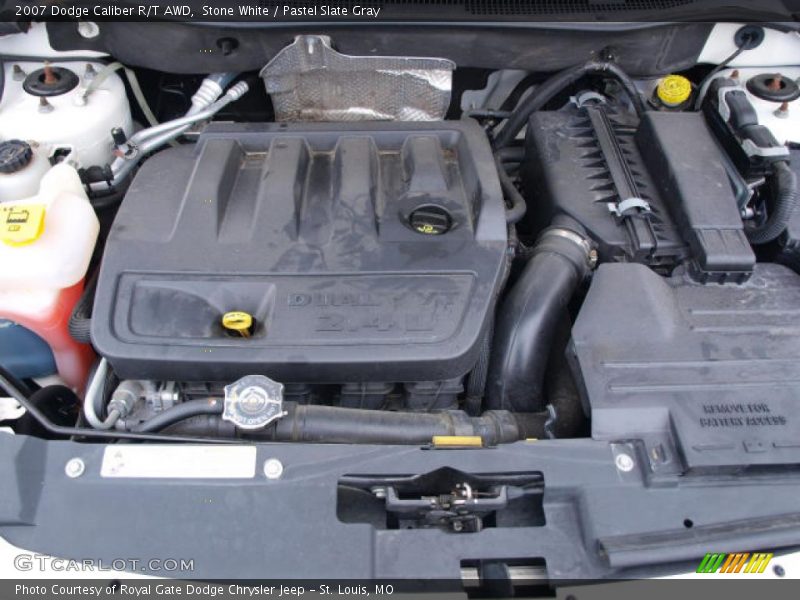 Stone White / Pastel Slate Gray 2007 Dodge Caliber R/T AWD