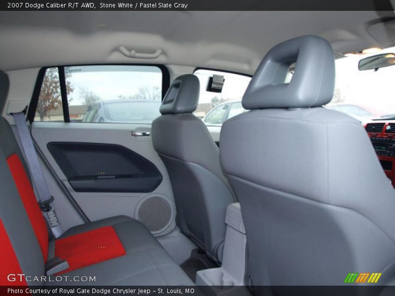 Stone White / Pastel Slate Gray 2007 Dodge Caliber R/T AWD