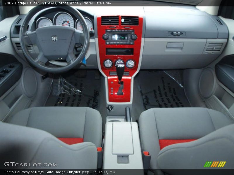 Stone White / Pastel Slate Gray 2007 Dodge Caliber R/T AWD