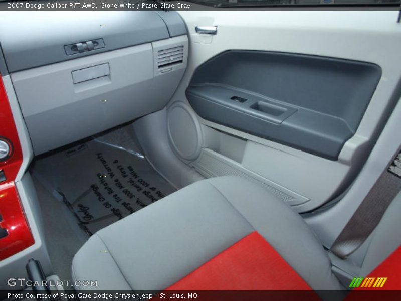 Stone White / Pastel Slate Gray 2007 Dodge Caliber R/T AWD