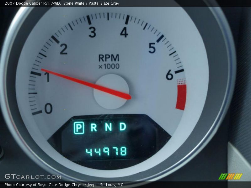 Stone White / Pastel Slate Gray 2007 Dodge Caliber R/T AWD