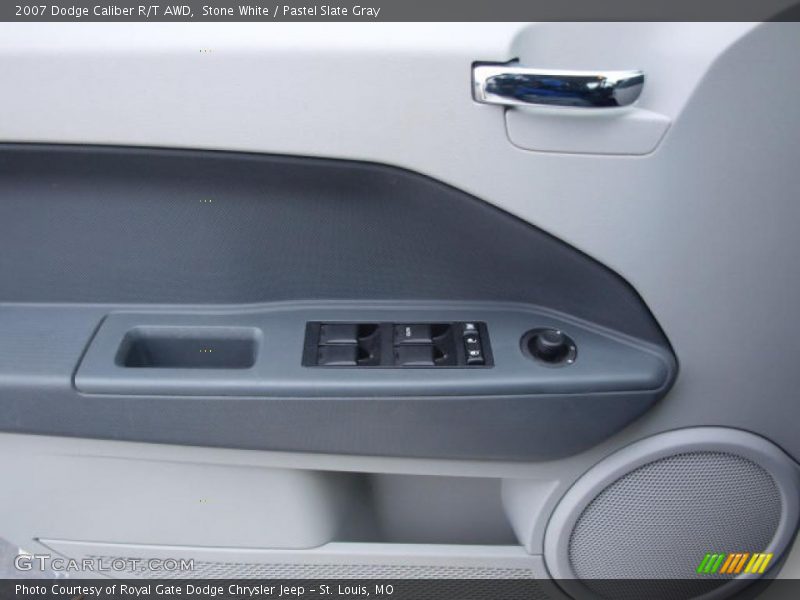 Stone White / Pastel Slate Gray 2007 Dodge Caliber R/T AWD