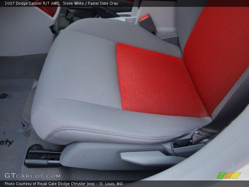 Stone White / Pastel Slate Gray 2007 Dodge Caliber R/T AWD