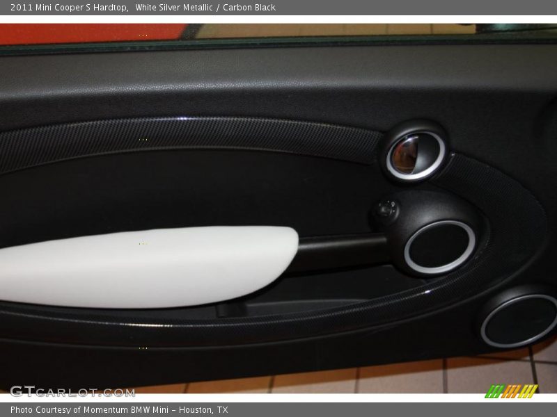White Silver Metallic / Carbon Black 2011 Mini Cooper S Hardtop