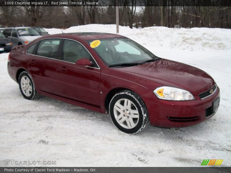 Red Jewel Tintcoat / Neutral 2009 Chevrolet Impala LT