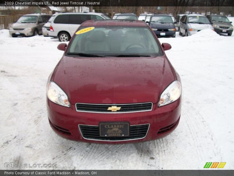 Red Jewel Tintcoat / Neutral 2009 Chevrolet Impala LT