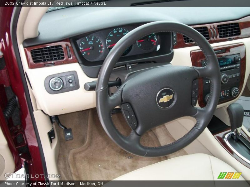 Red Jewel Tintcoat / Neutral 2009 Chevrolet Impala LT