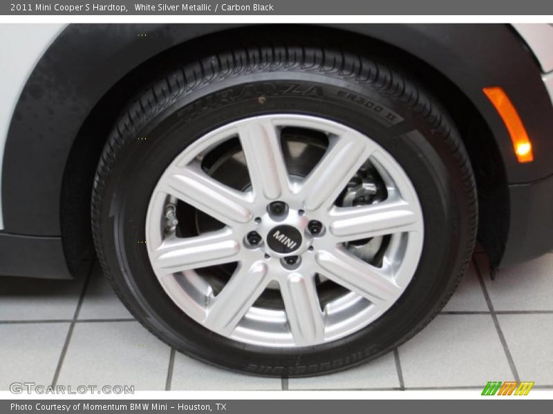 White Silver Metallic / Carbon Black 2011 Mini Cooper S Hardtop
