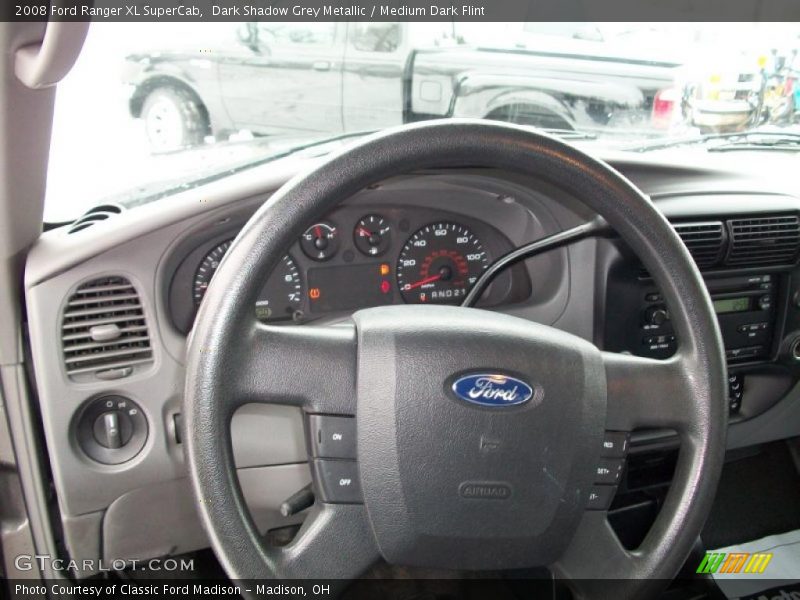 Dark Shadow Grey Metallic / Medium Dark Flint 2008 Ford Ranger XL SuperCab