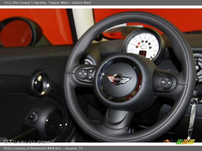 Pepper White / Carbon Black 2011 Mini Cooper S Hardtop