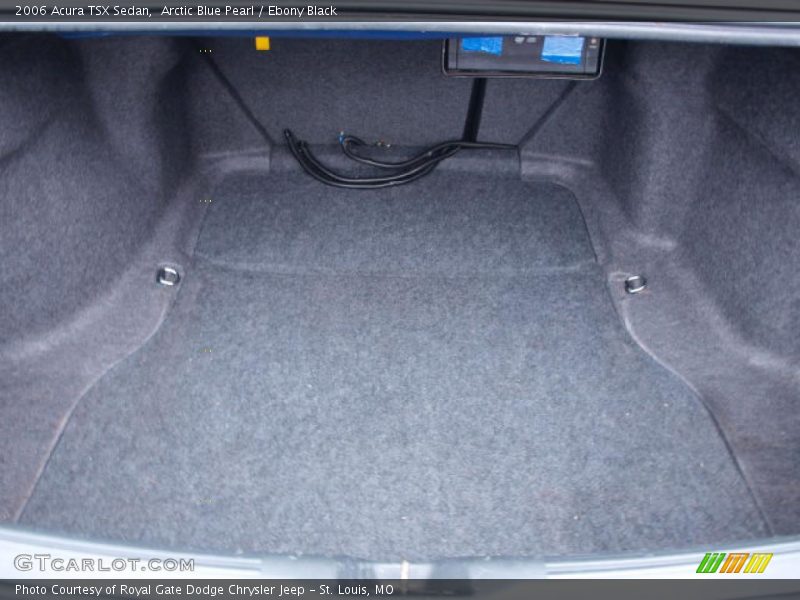 Arctic Blue Pearl / Ebony Black 2006 Acura TSX Sedan