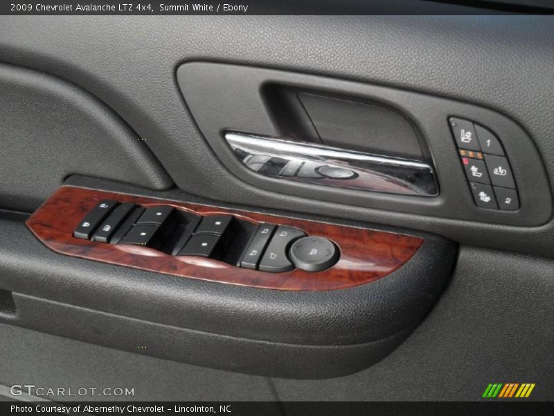 Summit White / Ebony 2009 Chevrolet Avalanche LTZ 4x4