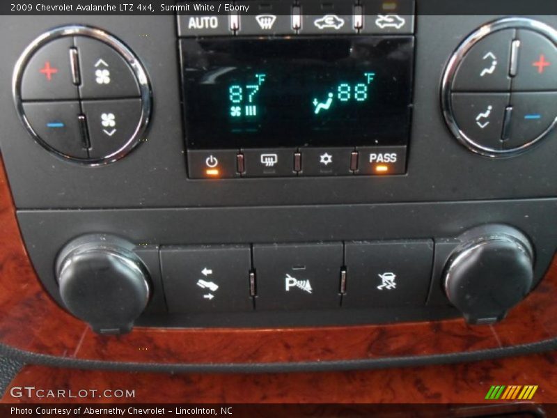 Summit White / Ebony 2009 Chevrolet Avalanche LTZ 4x4