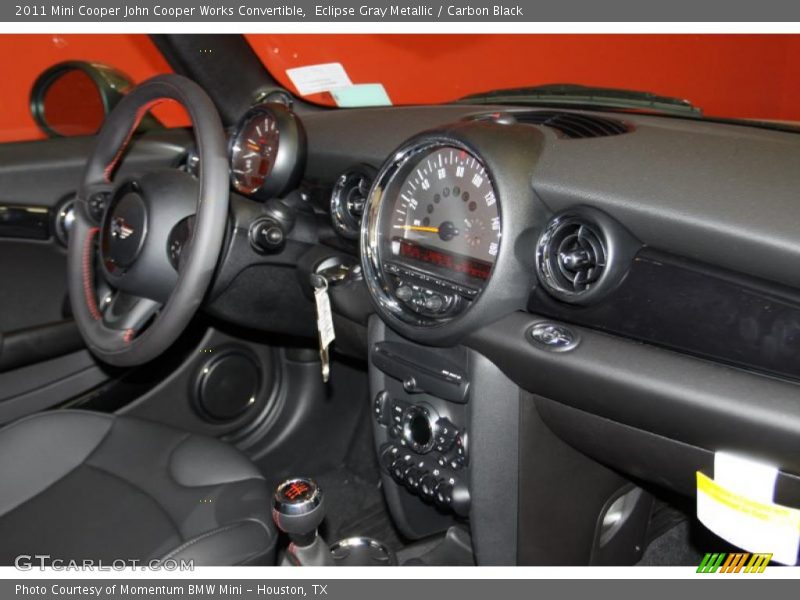 Dashboard of 2011 Cooper John Cooper Works Convertible