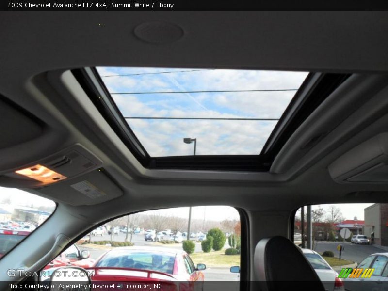 Summit White / Ebony 2009 Chevrolet Avalanche LTZ 4x4